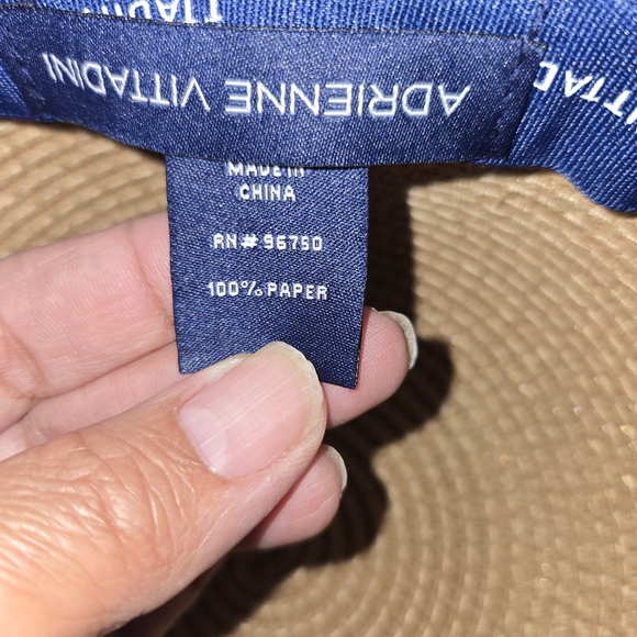 NWT Adrienne Vittadini Kimono & Hat Cover up 2pc Set Rhinestones Luxury Summer - Picture 9 of 11